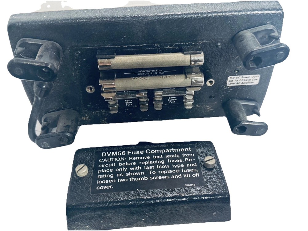 Sencore DVM56 MicroRanger Digital Multimeter Auto-Ranging Bench Meter Tested