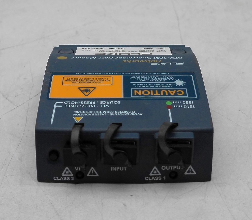 FLUKE NETWORKS DTX-SFM SINGLEMODE FIBER MODULE