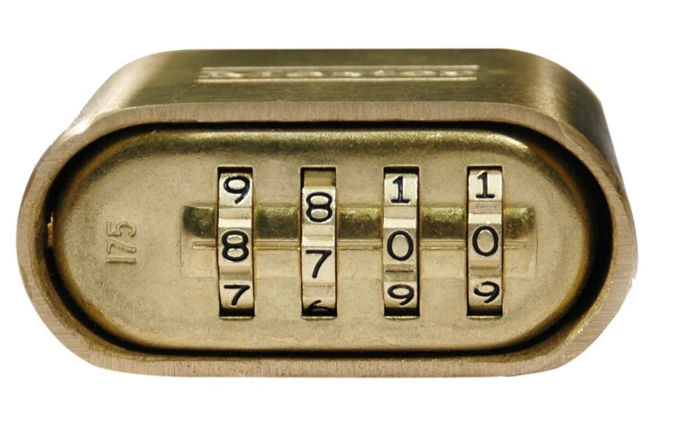Master # 175D 2" Resettable Zinc DieCast Combination Padlock