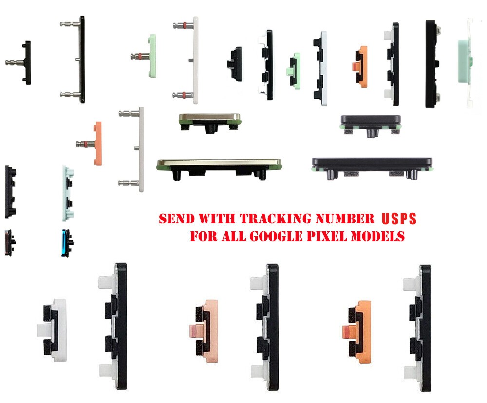 For Google Pixel All Models Power Button On/Off Volume Button Set Side Keys NEW