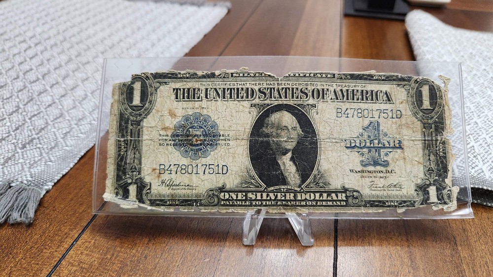 1923 Large Size $1 Dollar Blue Certificate