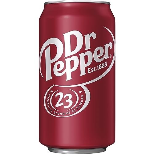Dr Pepper Soda, 12 fl oz cans, 12 pack