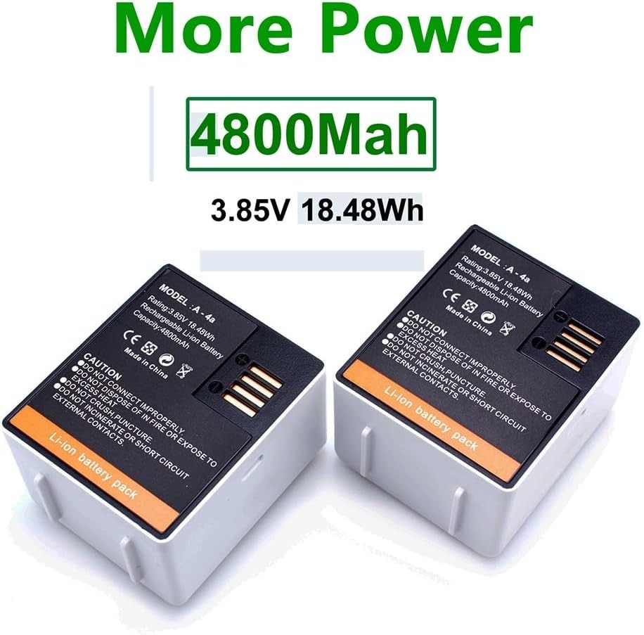 Reusable 3.85V Batteries for Arlo Security Camera (2-Pack)