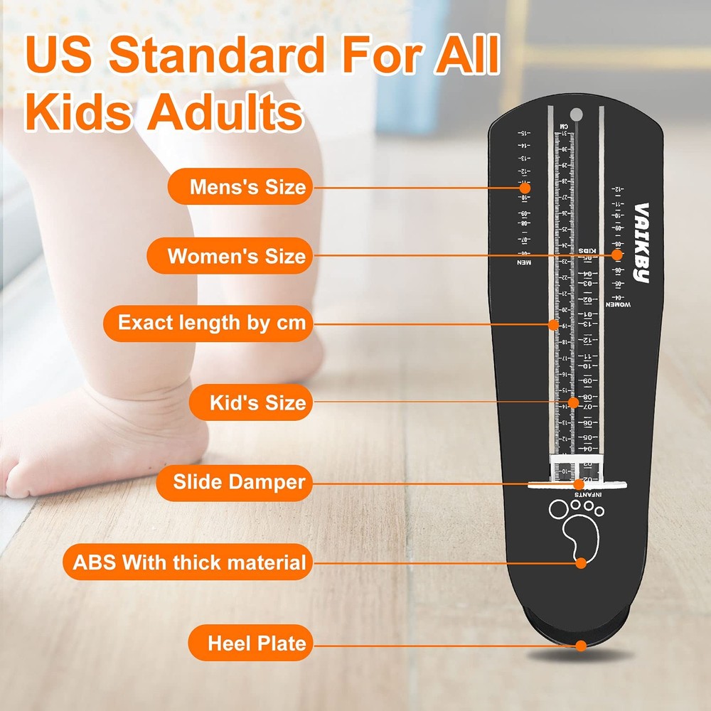 Foot Measurement Device, Shoe Sizer Measuring Devices Ruler Sizer for ...