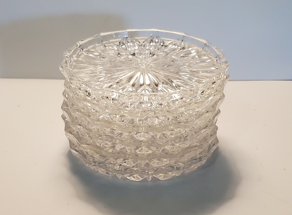 Set Of 6 Glass Coasters