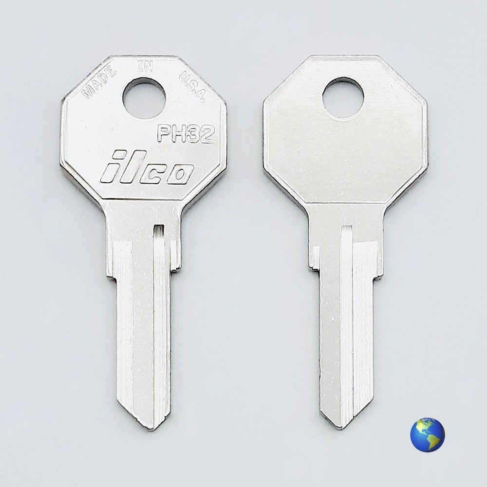 PH32 Key Blanks for Locksets by Phillips (2 Keys)