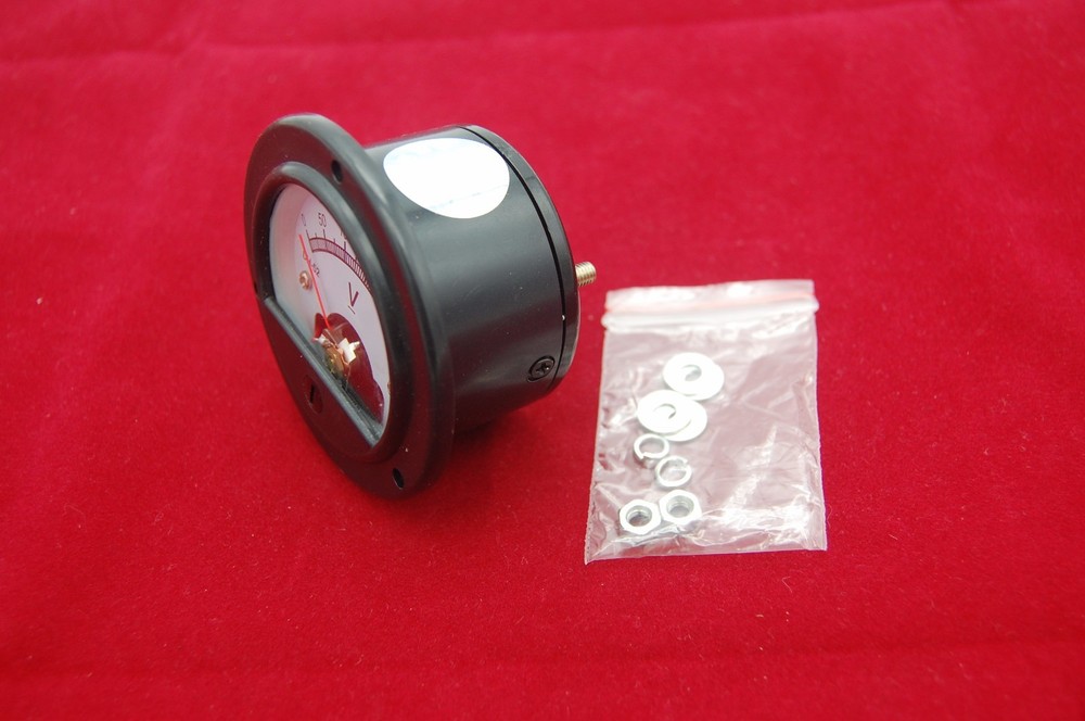 DC 0-250V Round Analog Voltmeter Voltage panel meter Dia. 66.4mm DH52