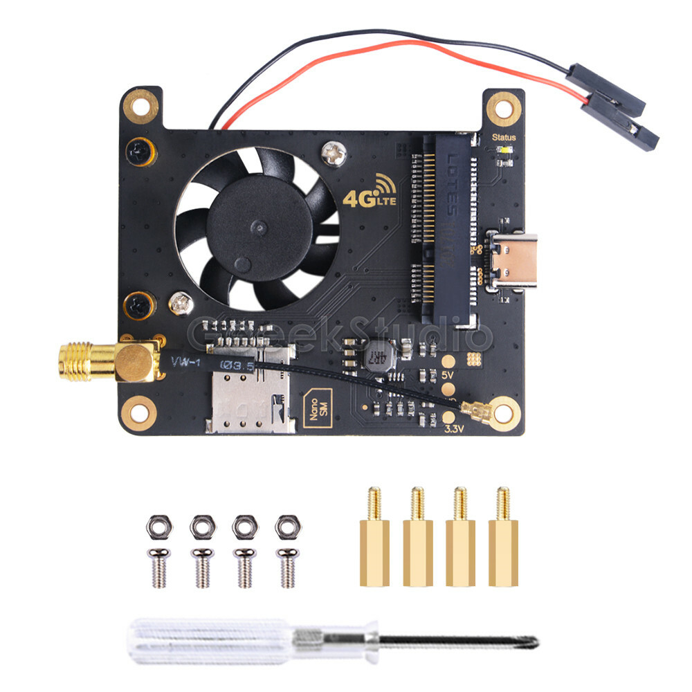 Raspberry Pi 3G 4G Hat for Raspberry Pi 2B / 3B / 3B+ / 4B / ZERO / ZERO W