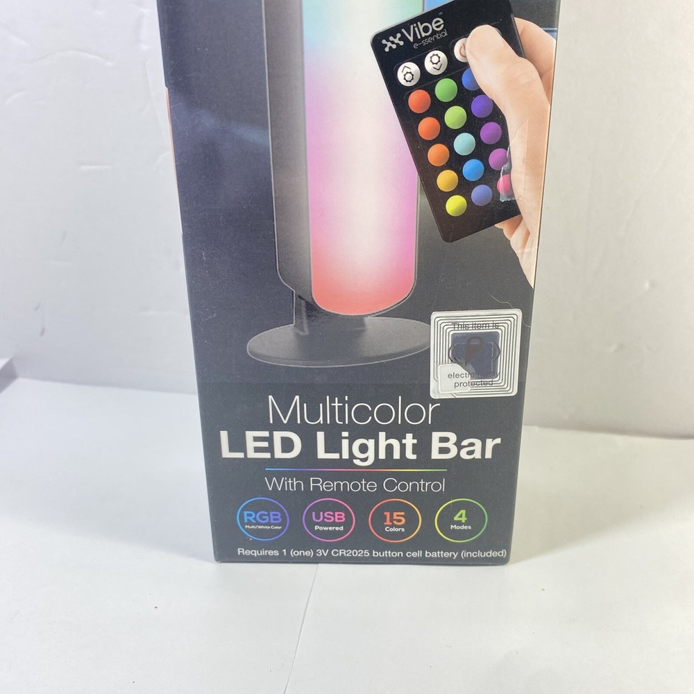 Vibe Multicolor LED Light Bar With Remote Control 4 Light Modes
