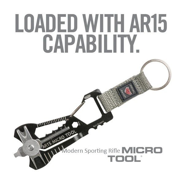 Real Avid Micro Tool 18-in-1 Modern Sporting Rifle Carry Tool