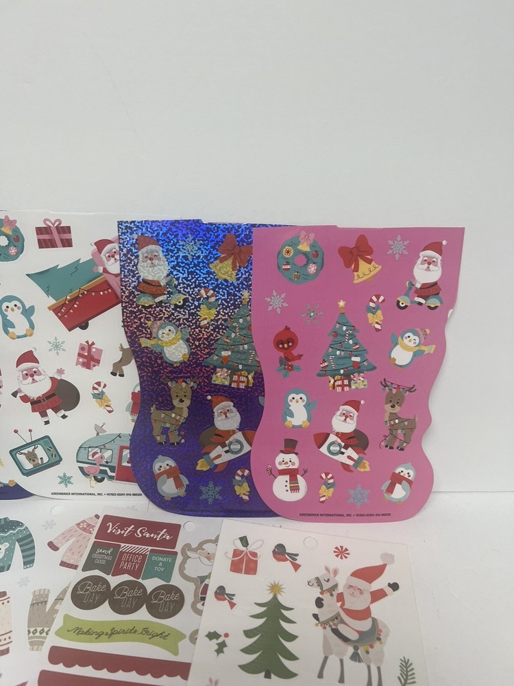 Christmas Chipboard Frame Gingerbread, + 16 additional Sticker cards Xmas