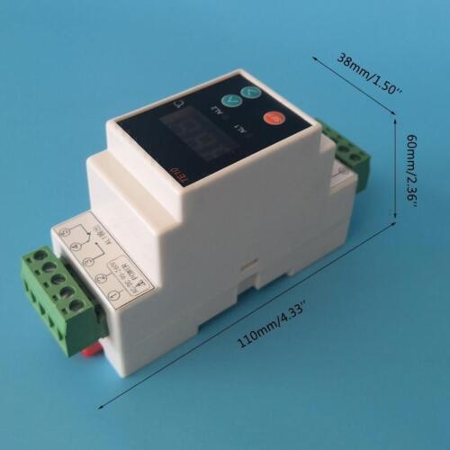 Temperature Controller DIN Rail Digital Thermostat Sensor -40~110°c 7A/250VAC-