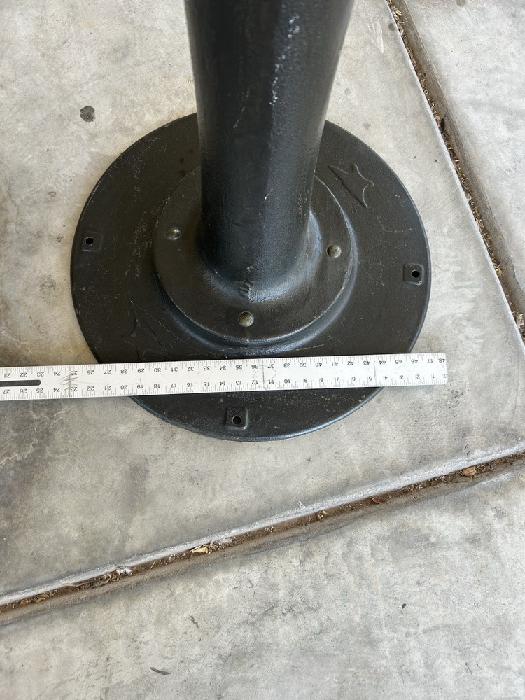 Vintage Cast Iron Base Table Stand Industrial 200lbs