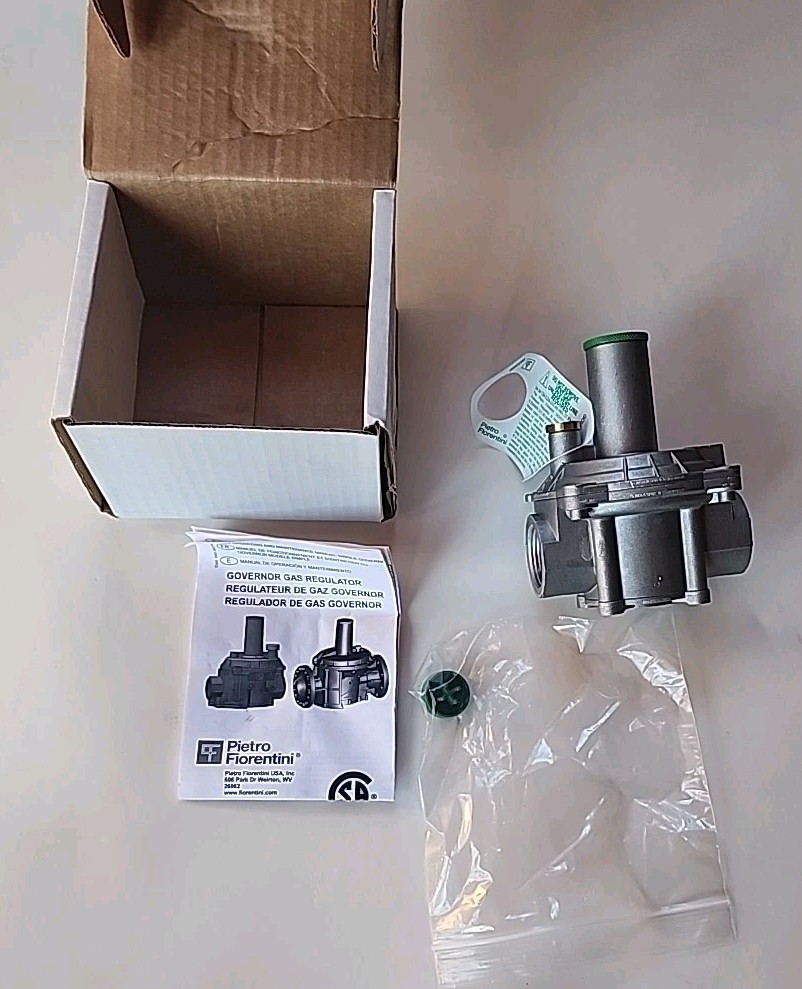 Gastite Gov. Gas Reg 30053-NG Pietro 1" NPT Inlet/Outlet 8" W.C. Free Shipping!!