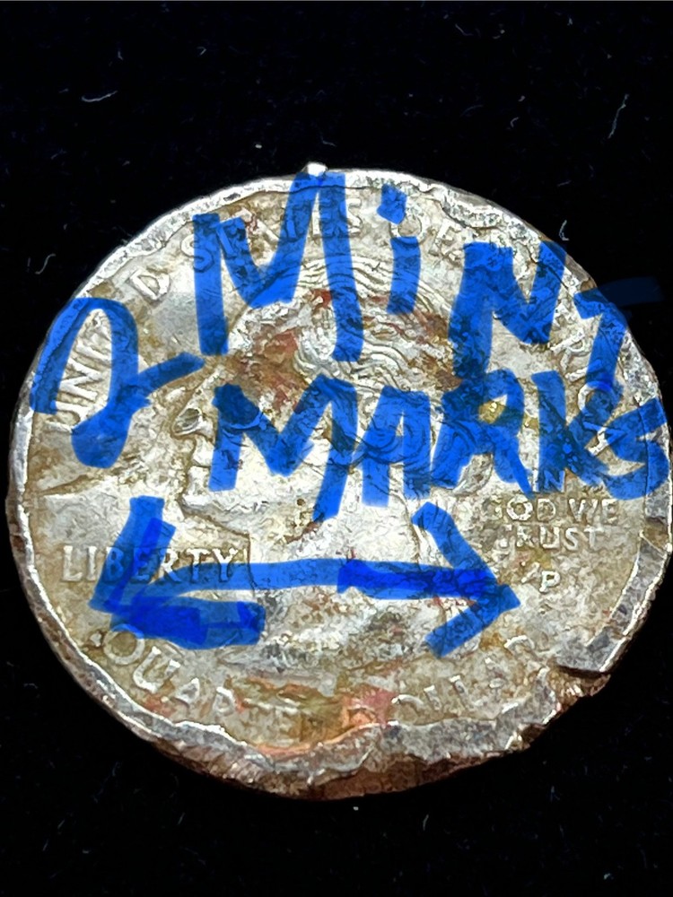 2001 P Qtr 🔥RETAINED PAPER CLIP🔥Strike Through ERROR