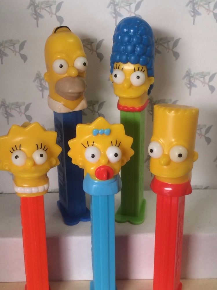 PEZ - The Simpsons Series - Choose Character and Condition from Pull Down Menu
