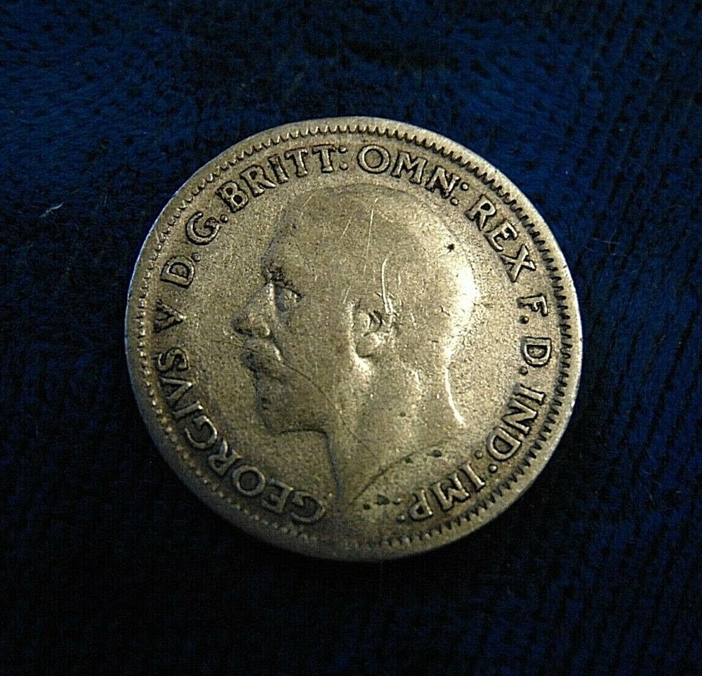1931 GREAT BRITAIN 6 PENCE SILVER coin