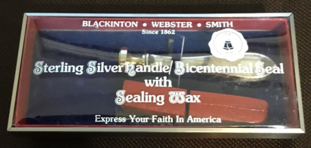Bicentennial Stamp 1776 Webster Smith Sterling Silver handle