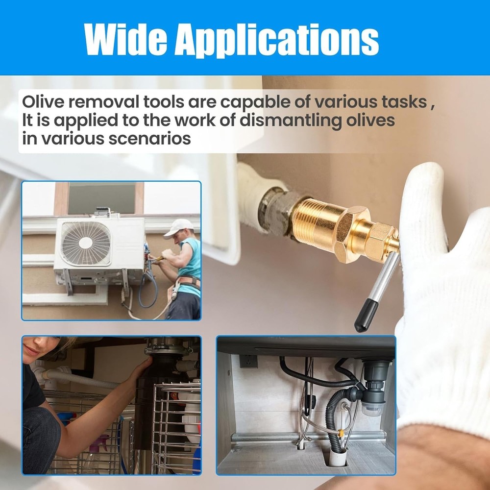 Olive Ferrule Puller Corrosion-Resistant Compression Ring Removal Tool Suitab...