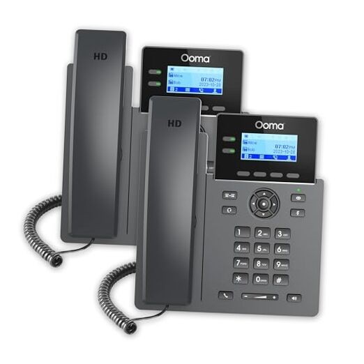 2-Pack Provisioned 2602 Office IP Desk Phones for use with  Office Cloud