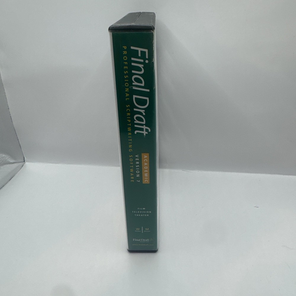 Final Draft Version-7 Professional Scriptwriting Software Slipcover A