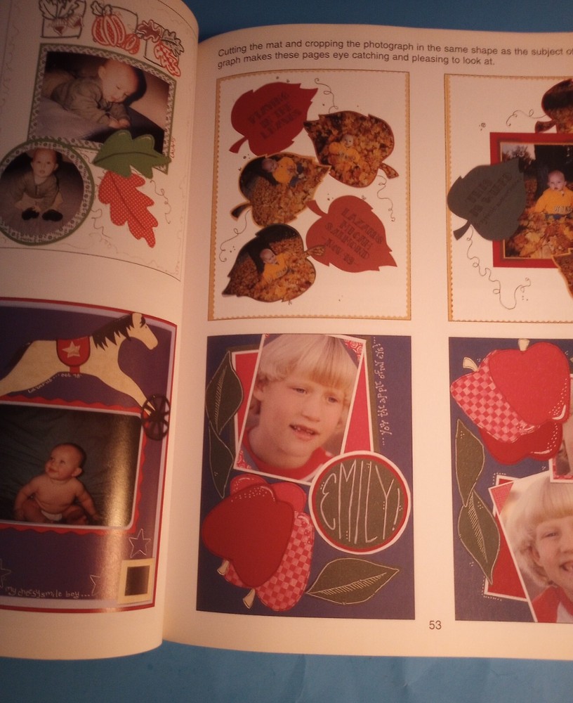" 515 Scrapbooking Ideas" Paperback Craft Book