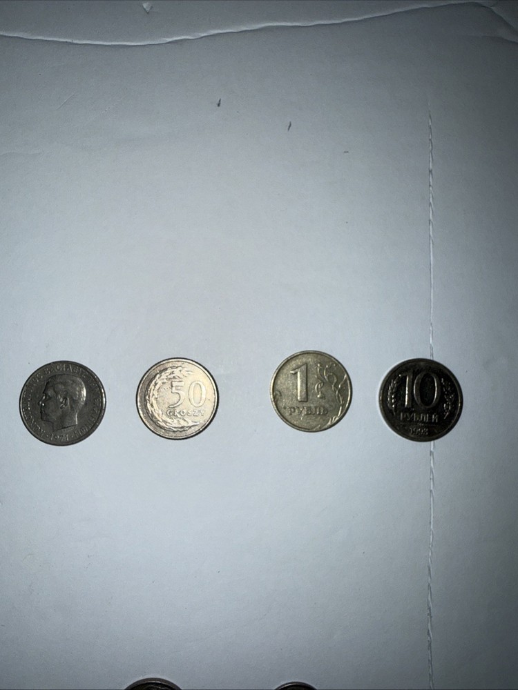 Lot 7 Foreign Coins Circulated