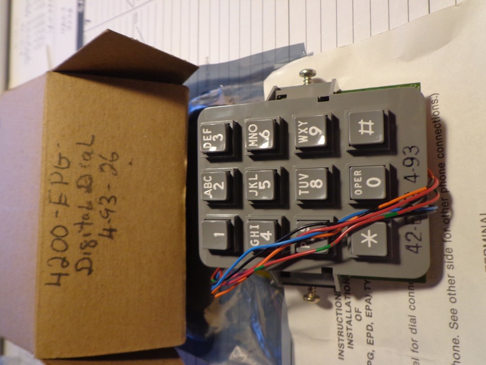 ITT Digital Dial 12 Buttons 4200-EPG NOS