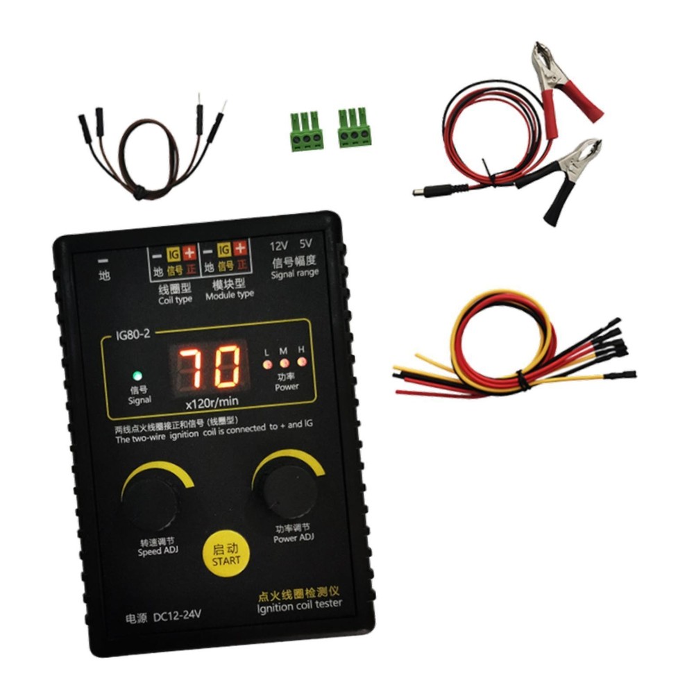 Automobile Ignition Coil Tester Auto Engine Tools Portable Car Ignition Checker