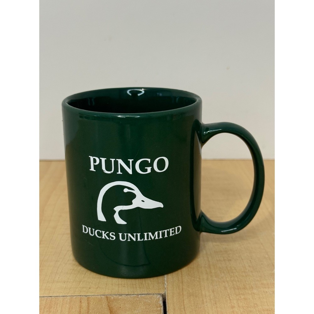 Ducks Unlimited Pungo Coffee Mug Green Linyi Silver Phoenix Ceramic Cup