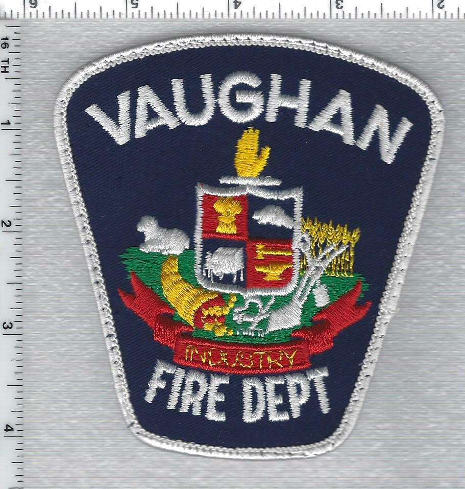 Vaughan Fire Department (Ontario, Canada) Uniform Take-Off Shoulder Patch