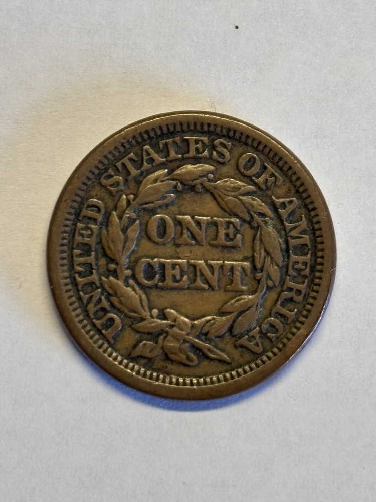 1848 Braided Hair Large Cent (c)