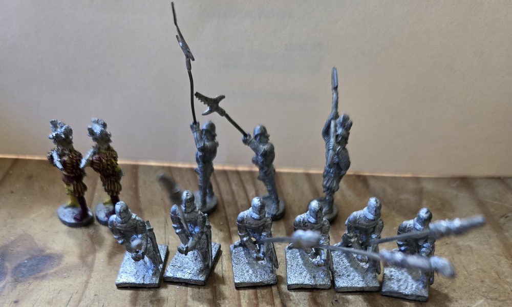 Wargaming Figs: (11) 25mm Renaissance, Ral Partha/Other, Unpainted