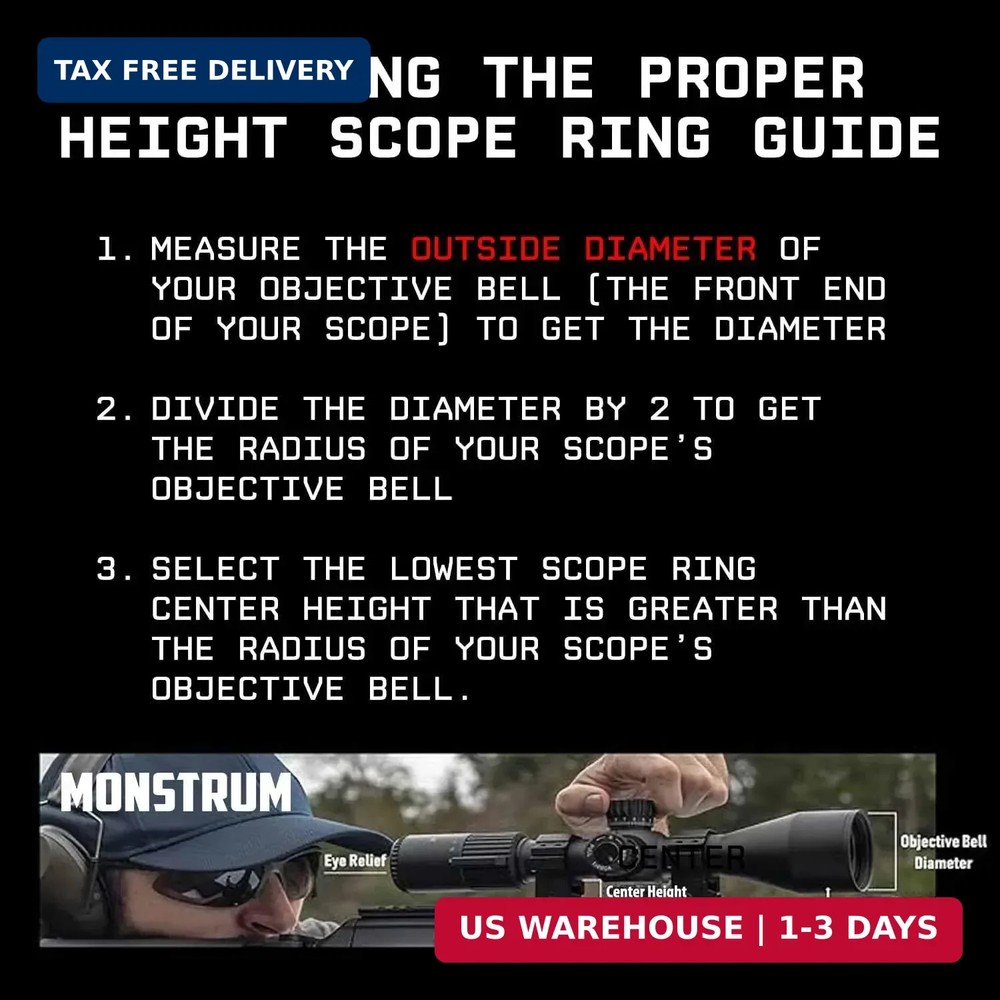 Monstrum Rogue Scope Rings