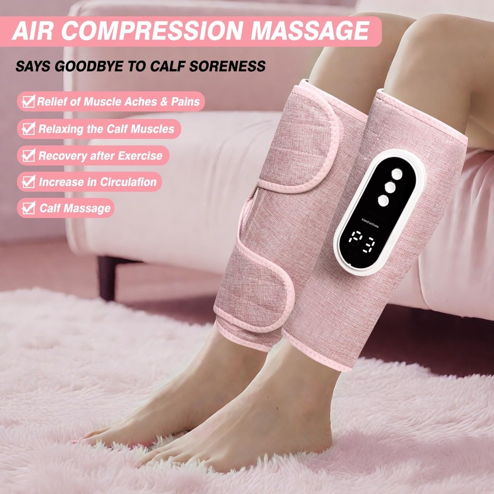 Air Compression Leg Massager, Cordless Leg Compression Massager for... Fast Ship