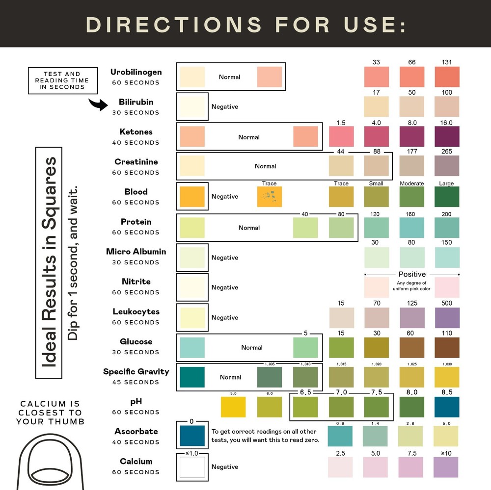 Rapid Test Complete - Urinalysis Test Strips 100ct UTI & pH Strips
