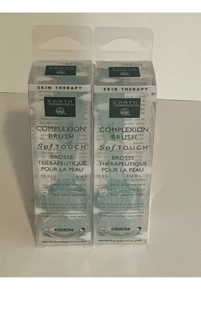 Earth Therapeutics Complexion Brush 2 Pack Brush Soft Touch