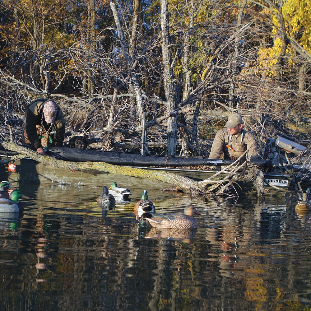 Avery Outdoors Quick-Set Aluminium Duck Boat Blind Combo Kit