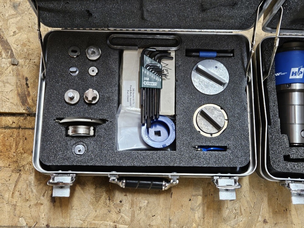 Amada Wilson Tool HP HP2 Strippit Punches Plates Press Tools w Cases