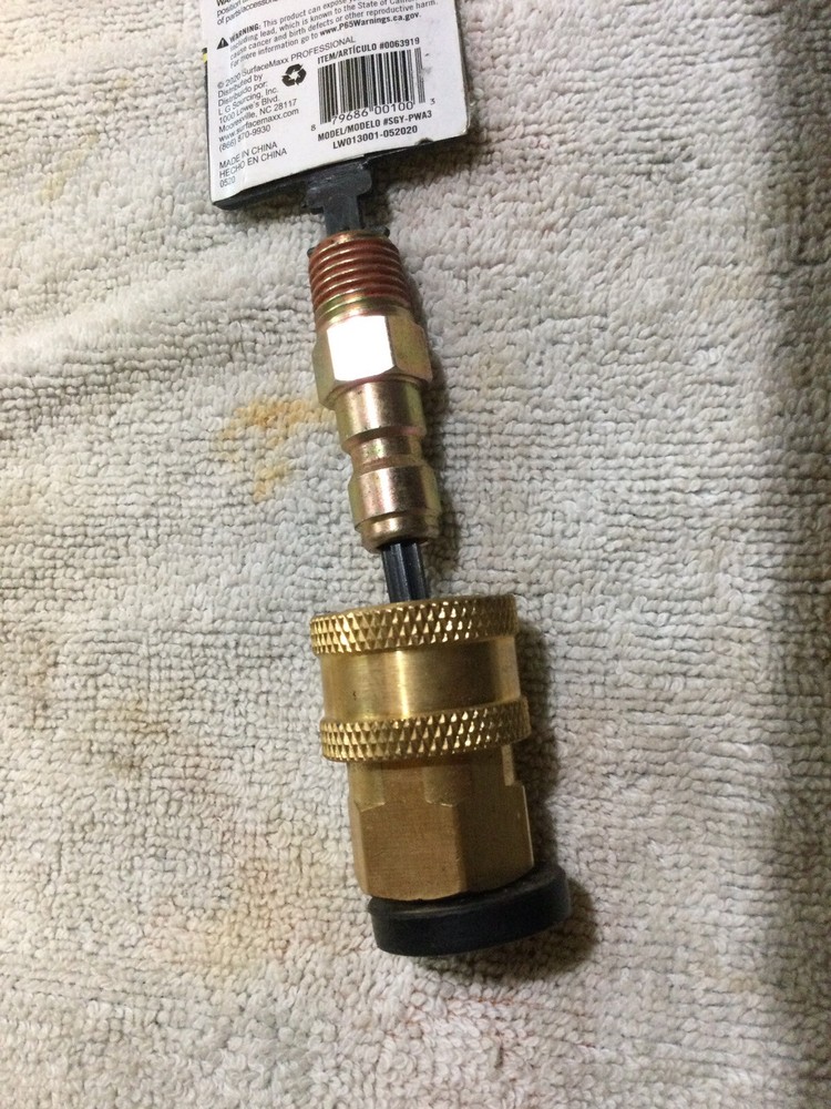 surface maxx 1/4 inch quick disconnect set new