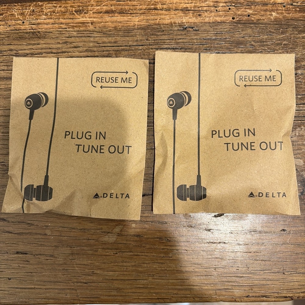 2 Brand New Delta Ear Plugs