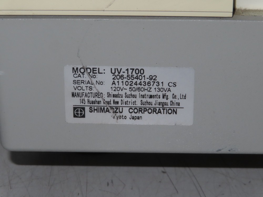 Shimadzu UV-1700