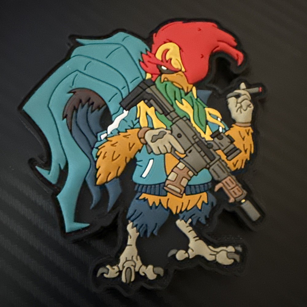 ZEV TECHNOLOGIES TACTICAL Rooster SHOT SHOW HOOK & LOOP MORALE PATCH RARE