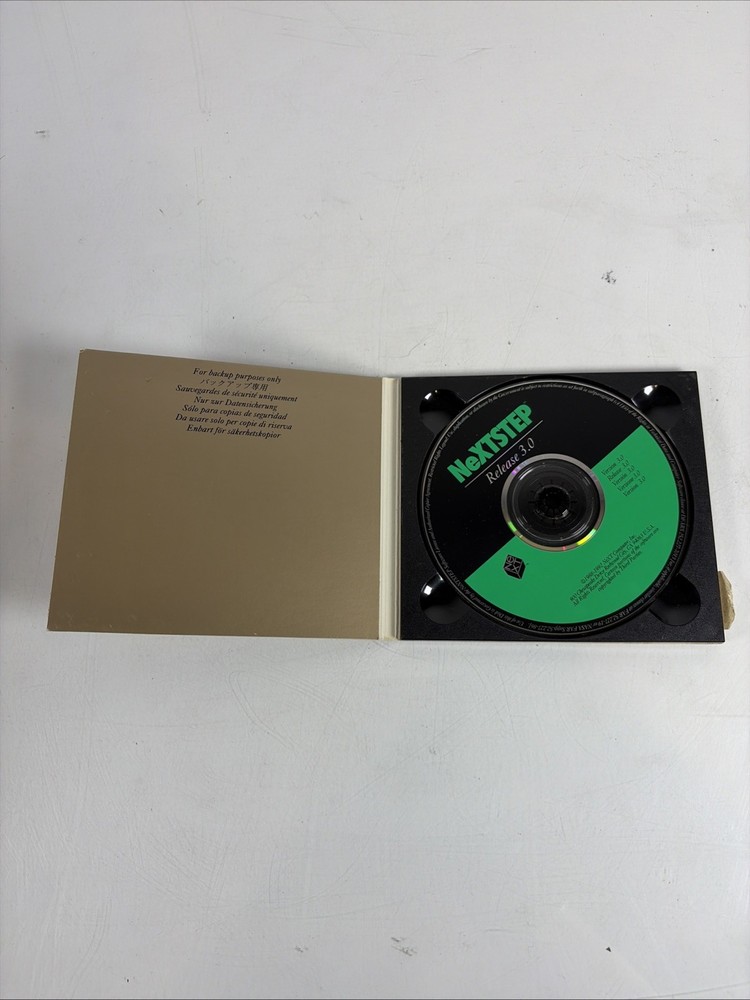 NeXTSTEP 3.0 User 68K Operating System Developer tools Worlds 1st Software CD