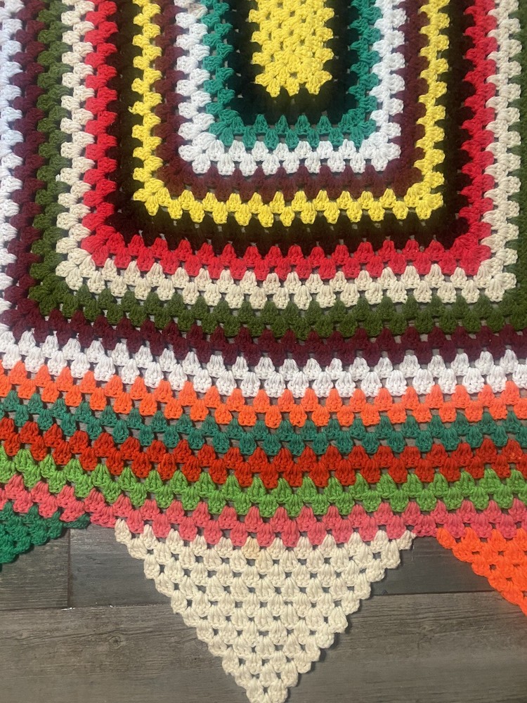crocheted afghans handmade Throw Blanket