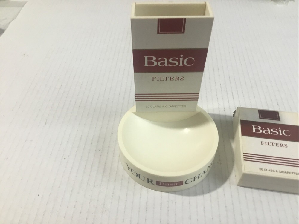 Basic Filter Cigarettes Advertising Change Tray And Ruler .