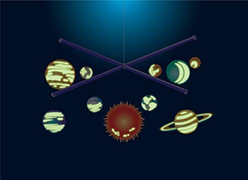 Glow-in-the-Dark Solar System Mobile Making Kit, Multi