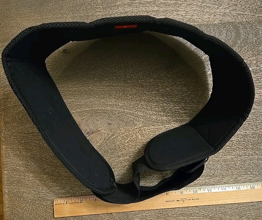Ethos weight lifting belt Size L Adjustable See All Pics And Description