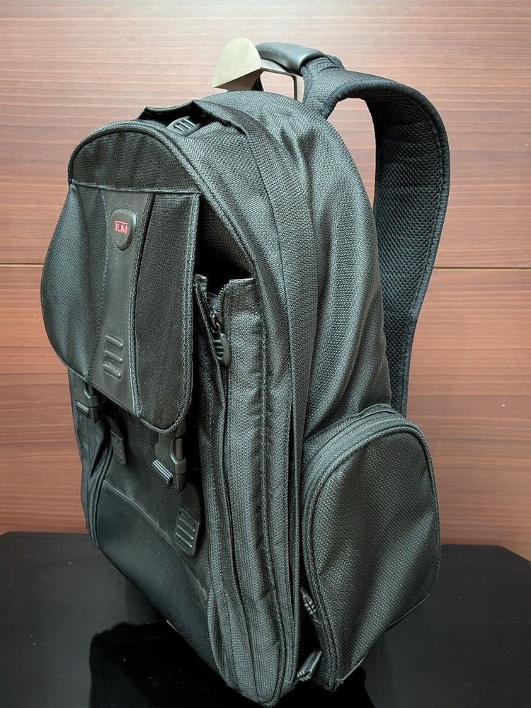 TUMI Backpack Business Bag Large Capacity Black Used