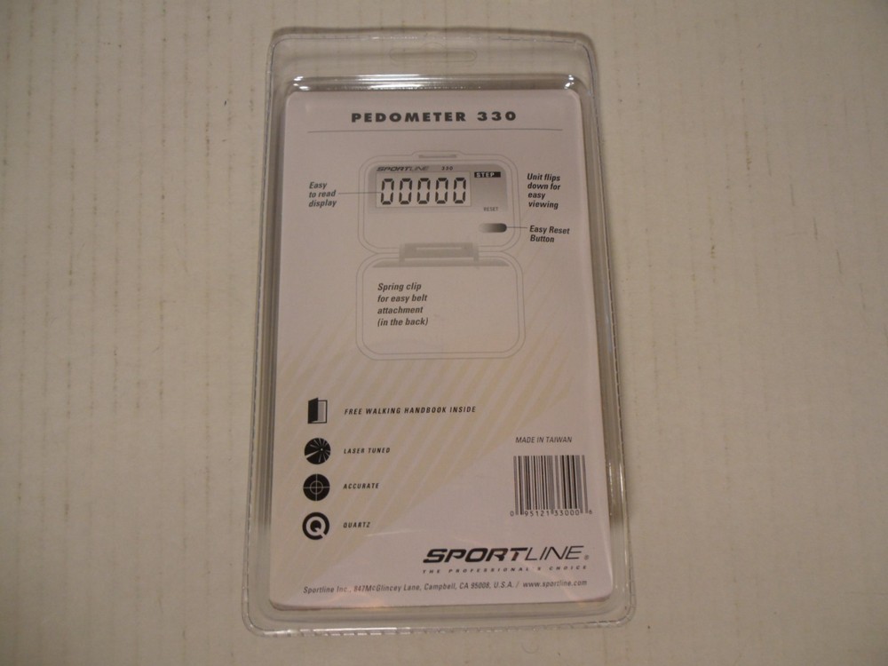 Sportline Model 330 Step Count Pedometer